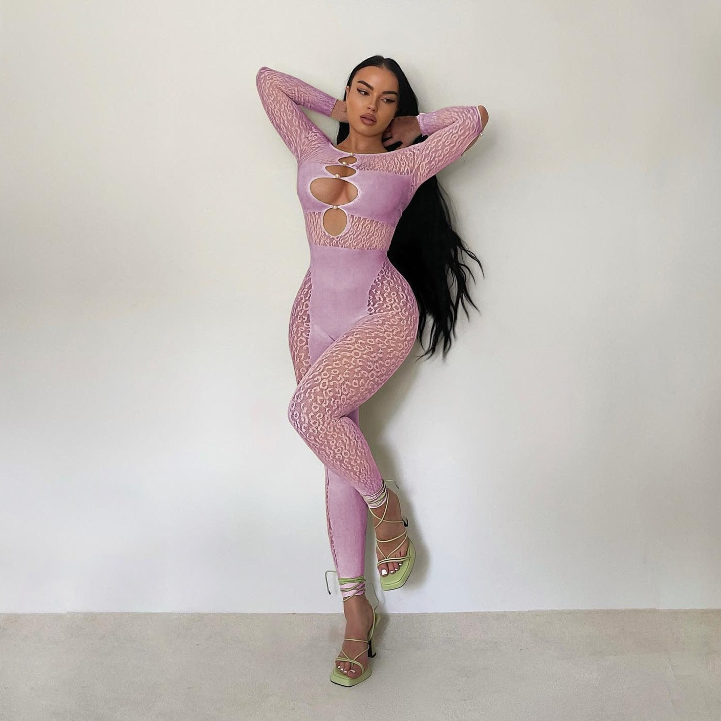 Elegant Off Shoulder Cuts Jumpsuit