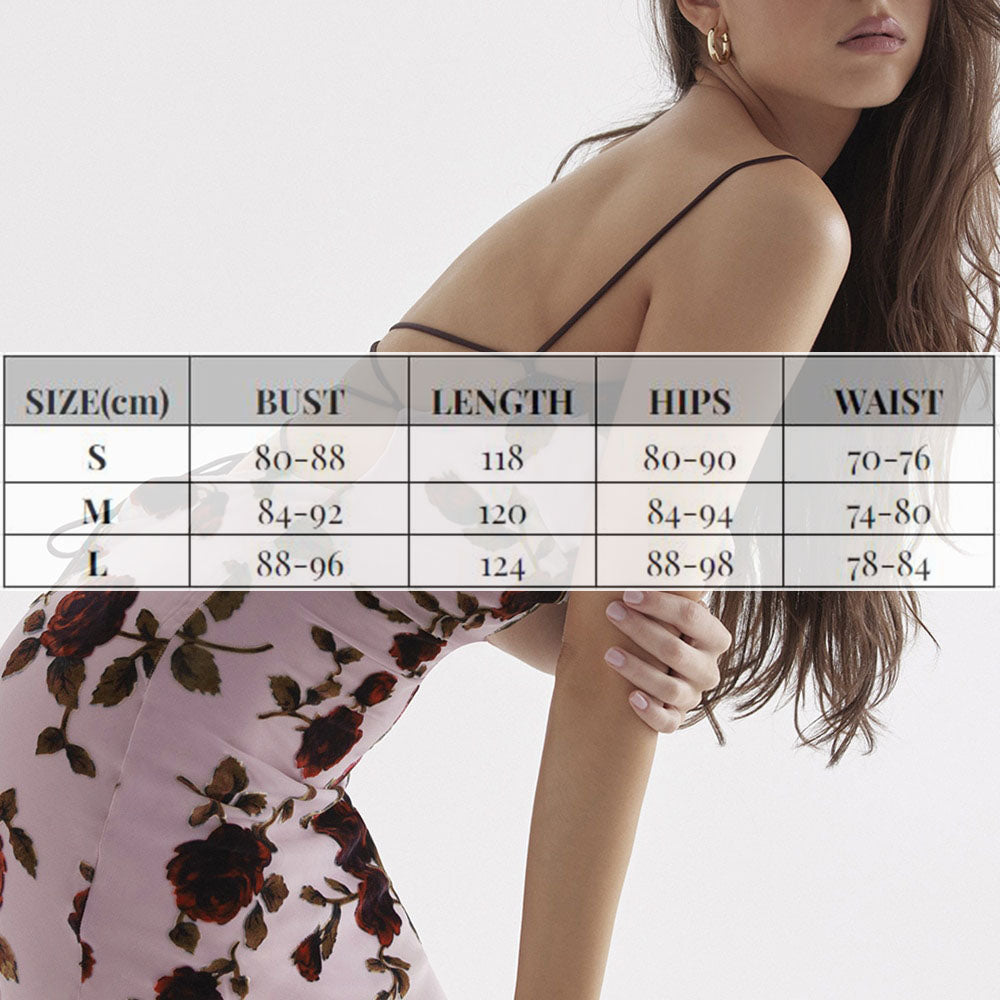 Elegant Floral Print Maxi Dress