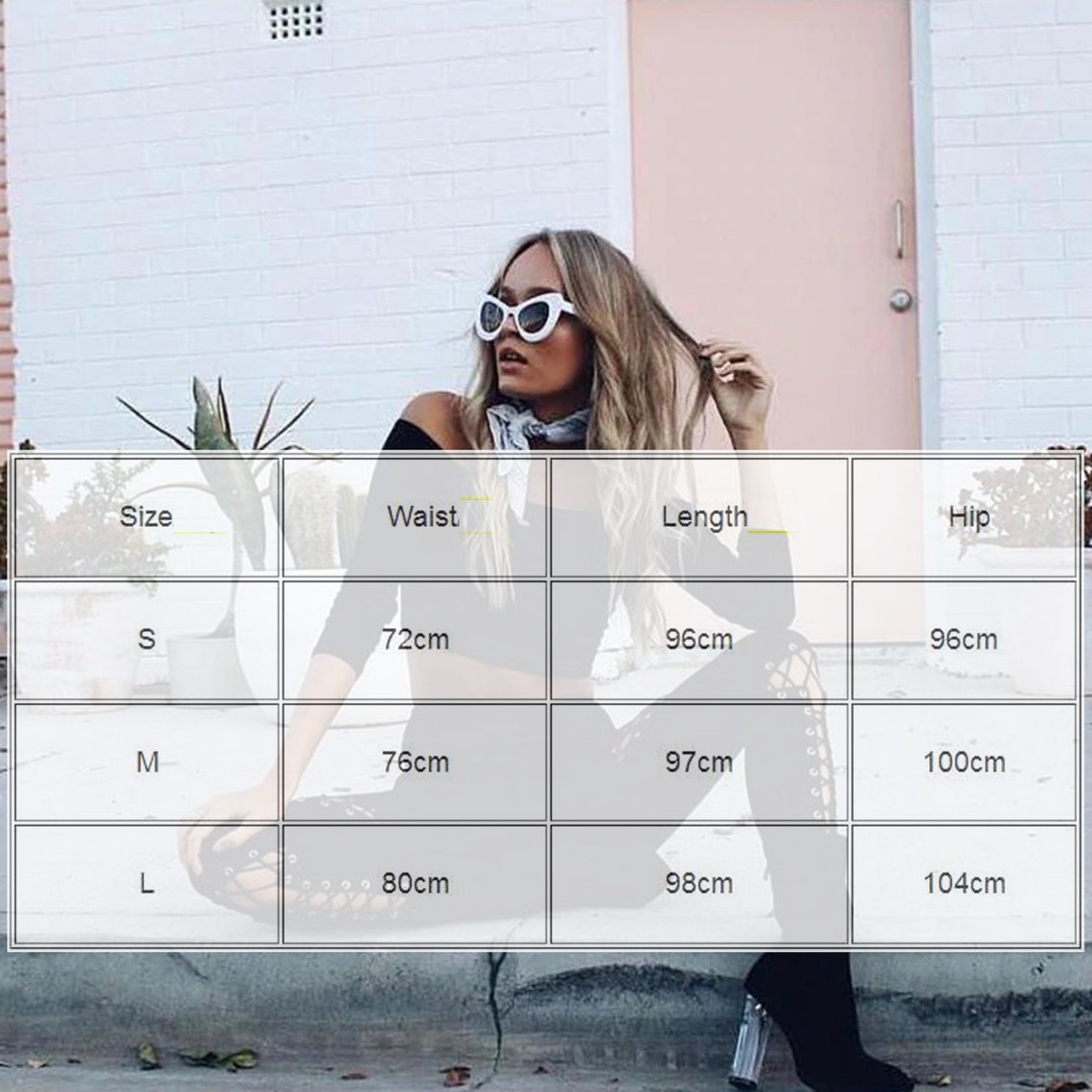 Autumn Lace Up Strings Faux Suede Pencil Pants