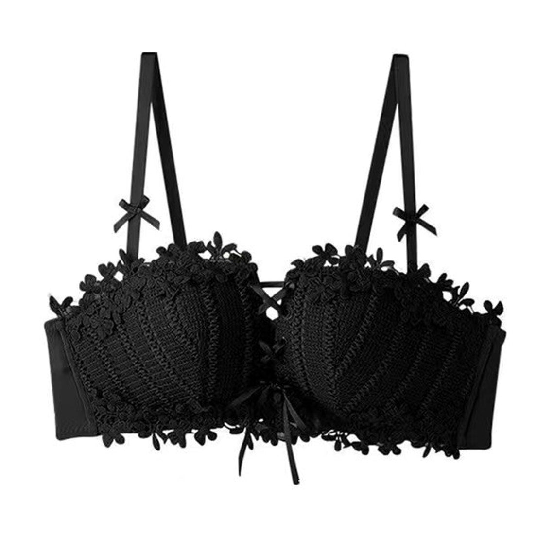 Floral Embroidered Lace Seamless Wire Free Bras