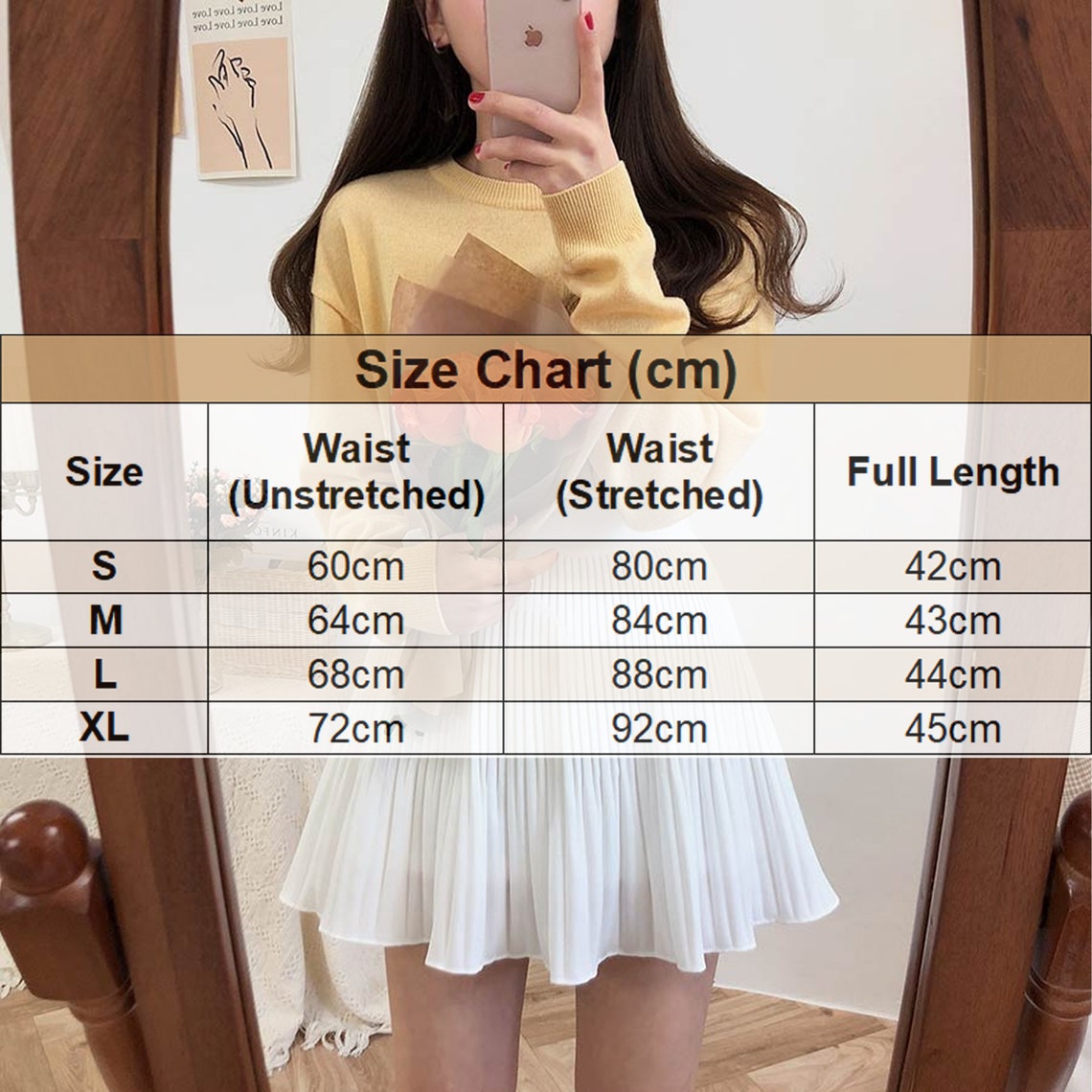 Summer Pleated Sweet Chic Fashion Skirt