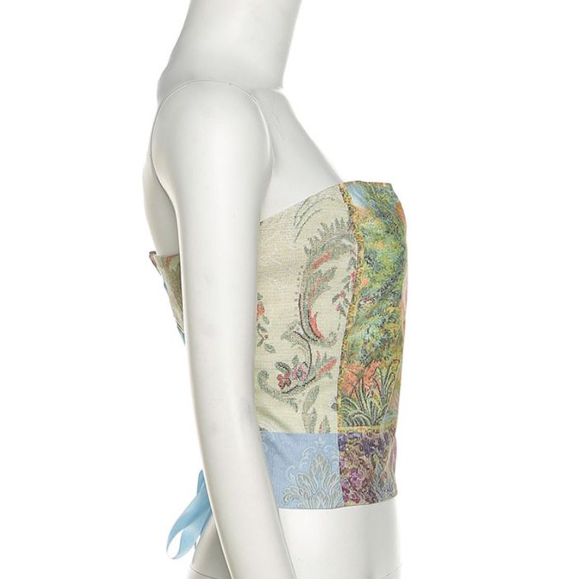 Fully Vintage Printed Women Strapless Summer Tube Top