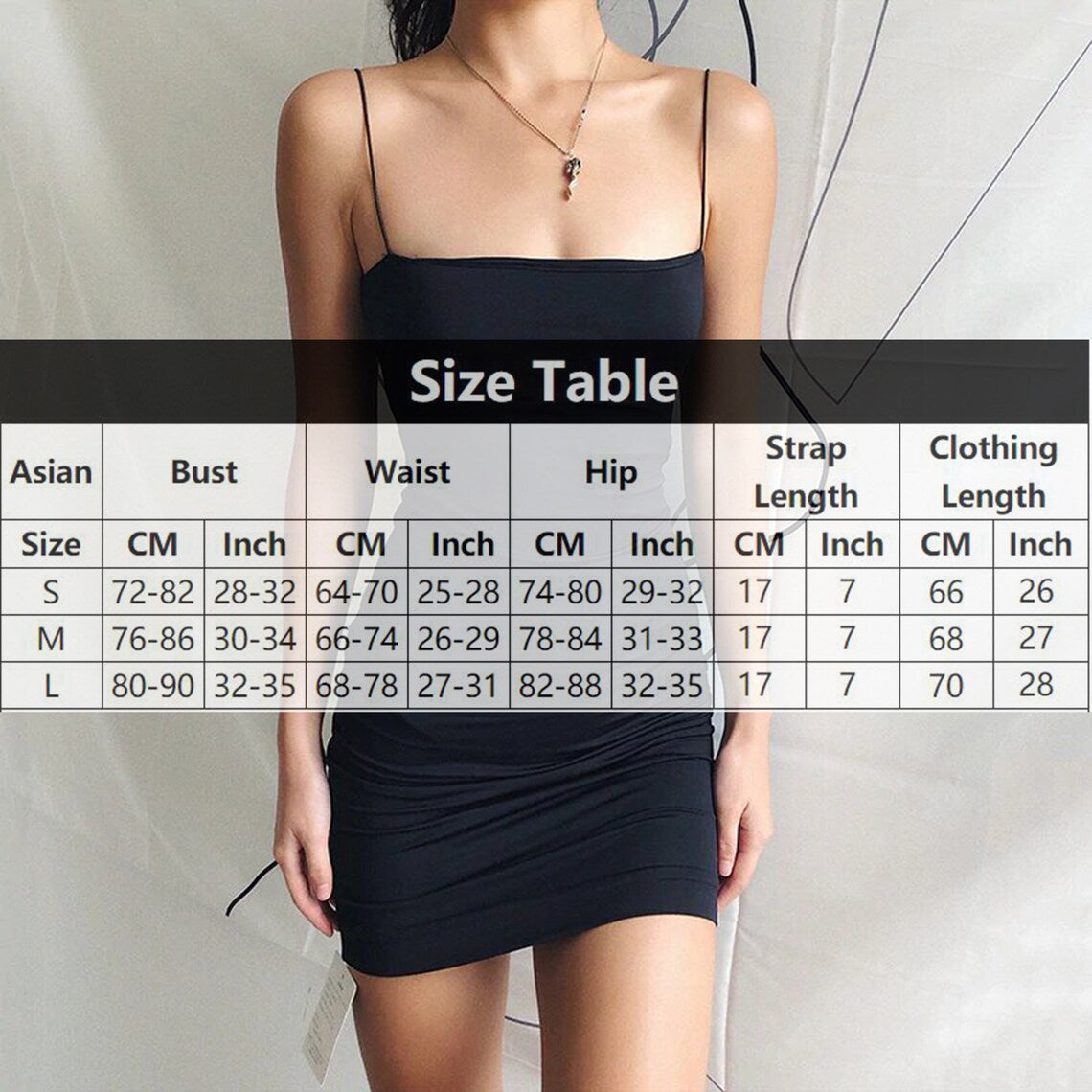 Black Spaghetti Straps Bodycon Mini Dress