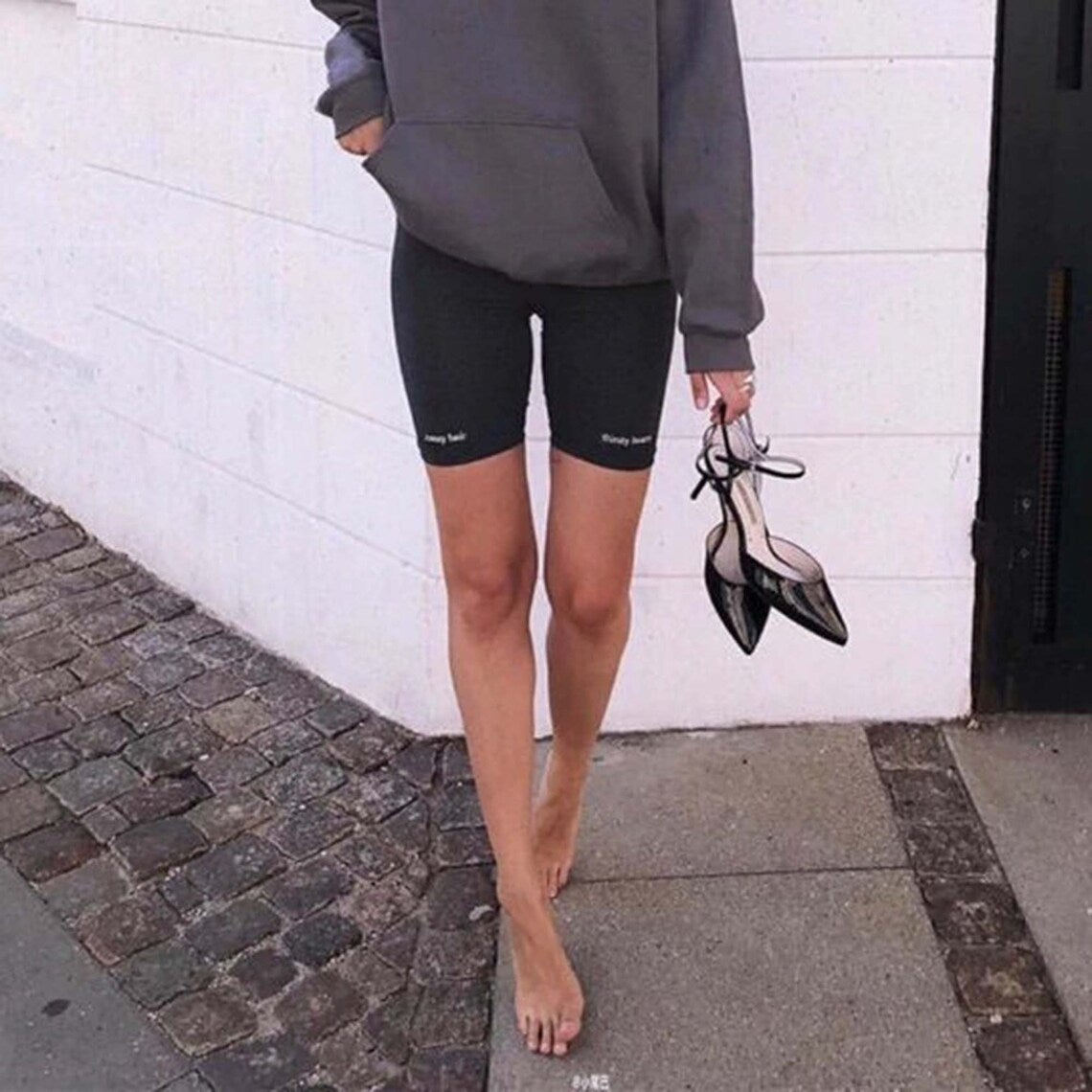 Athleisure Fitted Slim Sexy Fitness Cycling Shorts