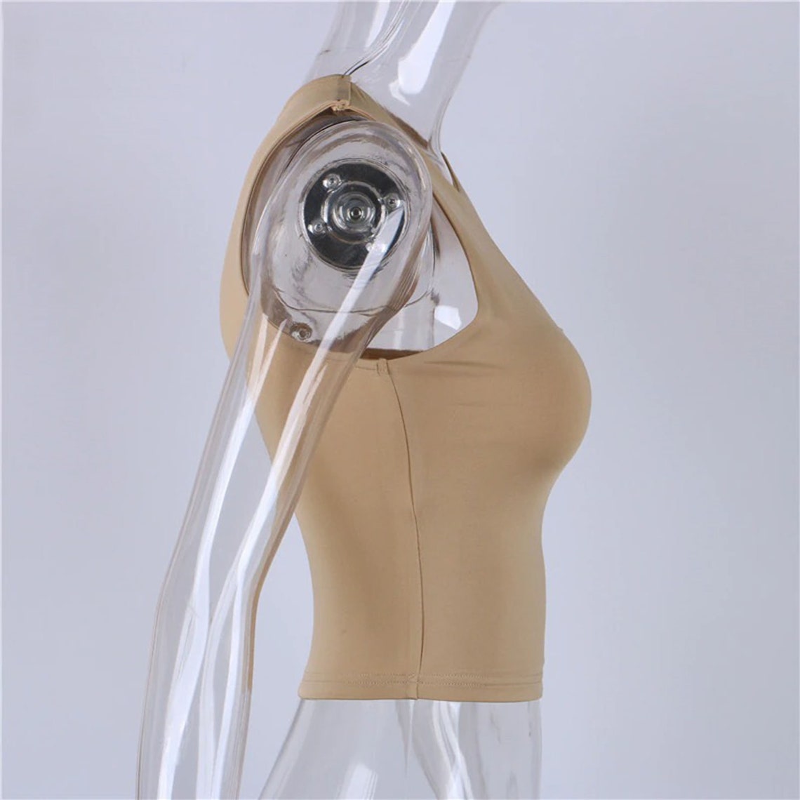 Irregular Cut Out Fashion Crop Top
