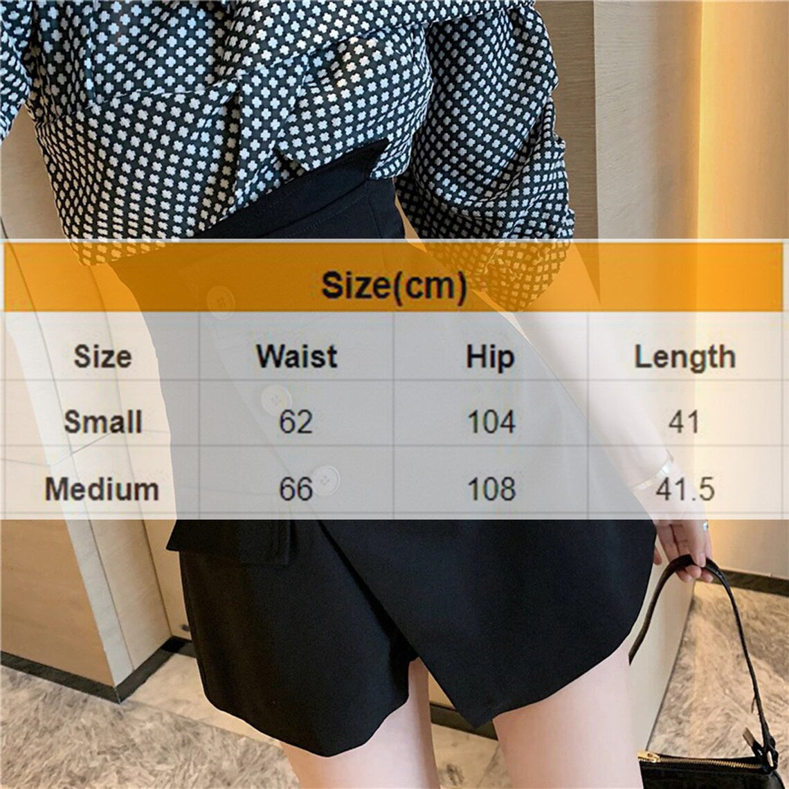 Korean Irregular Cut Elegant High Waist Skirt
