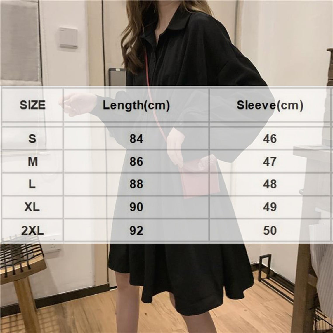 Stylish Preppy Autumn Fashion Simple Loose Long Dress