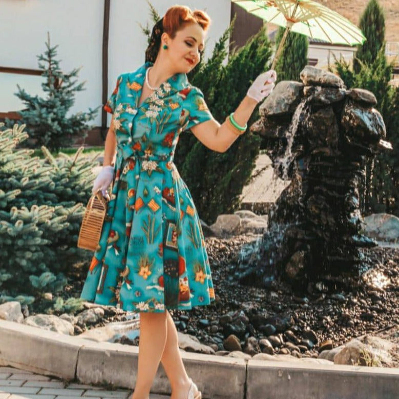2021 Summer Dress Vintage Fashion - 50s & 60s Women Style