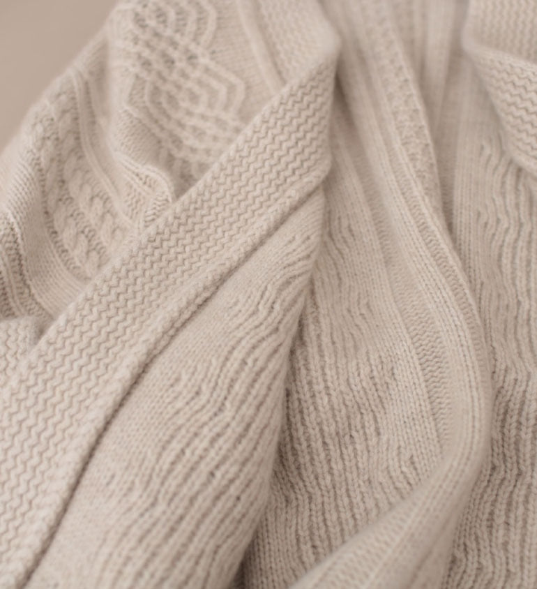 Women's Warm Knitted Cardigan Casual Sweater with Criss-Cross Belt