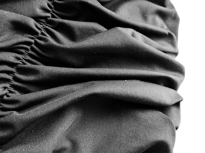 Women Off Shoulder Long Sleeve Slim Elastic Bodycon Bandage mini Dress