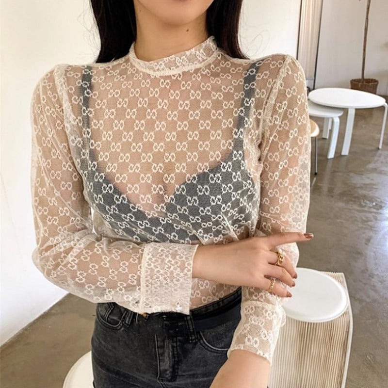 Transparent Fashionable Tulle Top