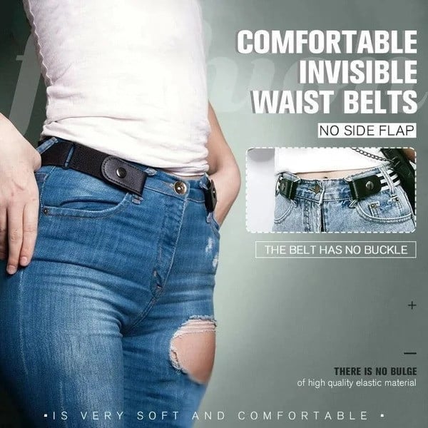 Buckle-Free Elastic Jeans Belt for Children and Adult