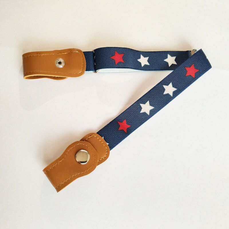 Buckle-Free Elastic Jeans Belt for Children and Adult