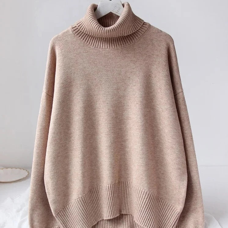 Oversized High Neck Sweater