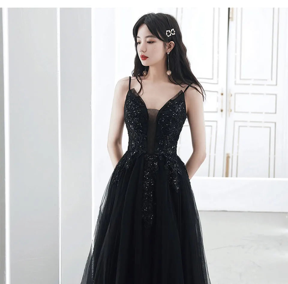 The Aveline Tulle Embellished Gown
