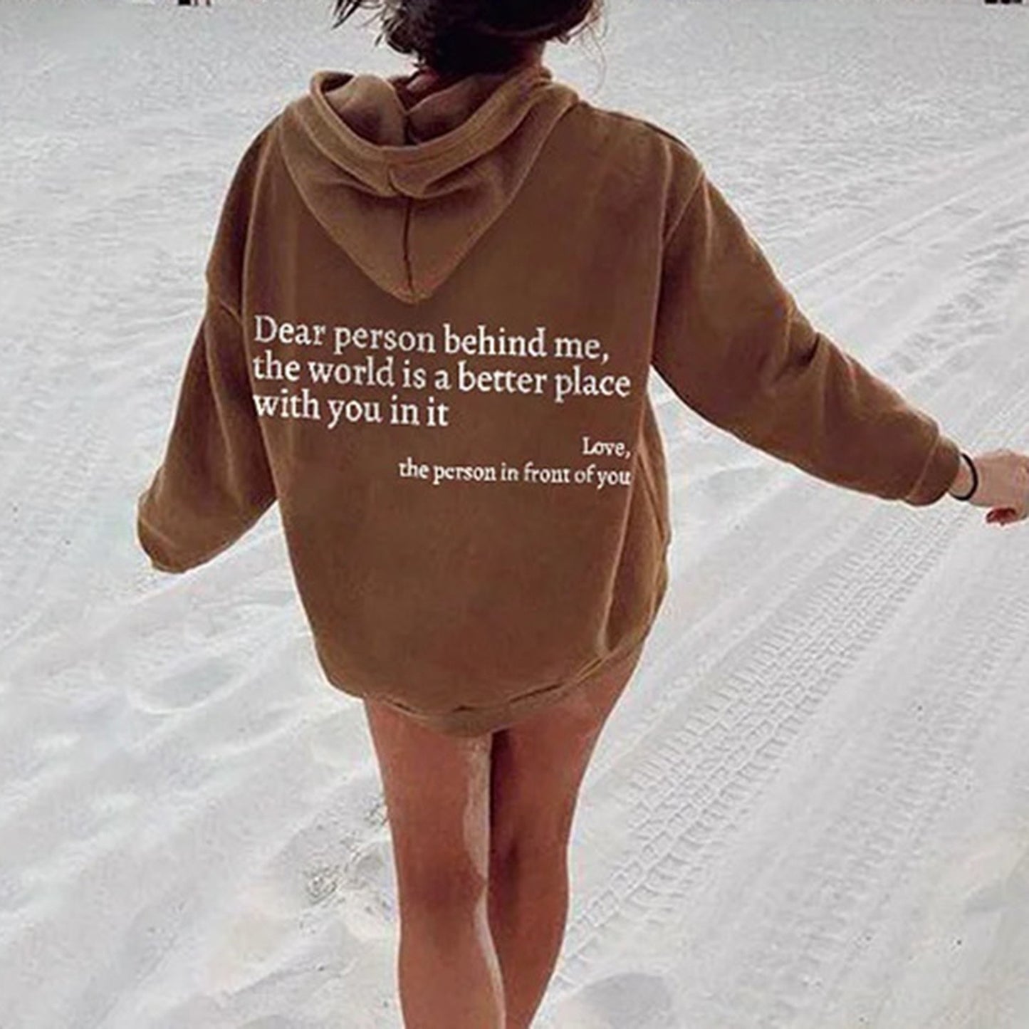 Dear Person Behind Me - Hooded Harajuku Sweatshirt