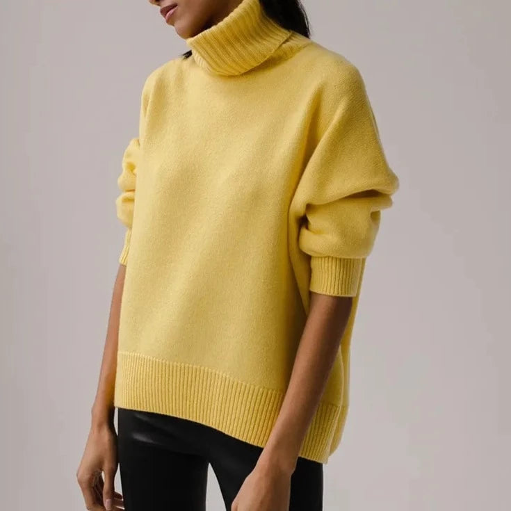 Oversized High Neck Sweater