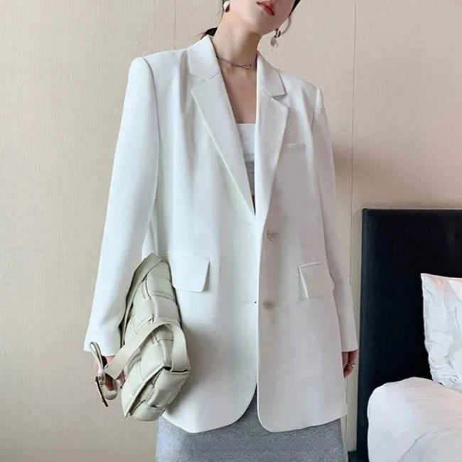 Office Fashion Outer Long Blazer