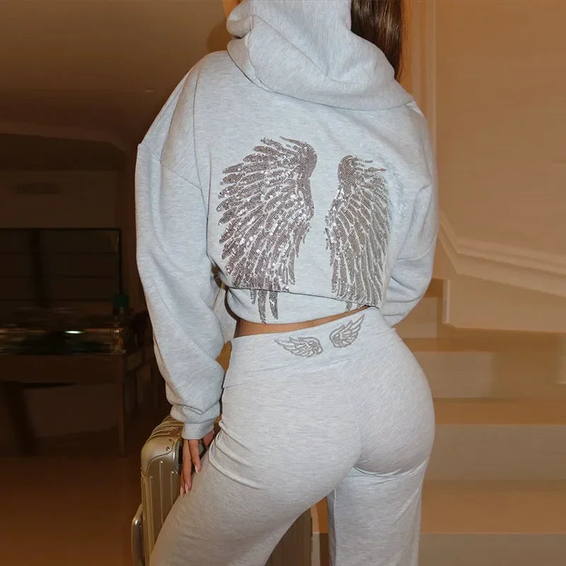 ARCHANGEL VELORE™ Premium Wing Embroidery Tracksuit