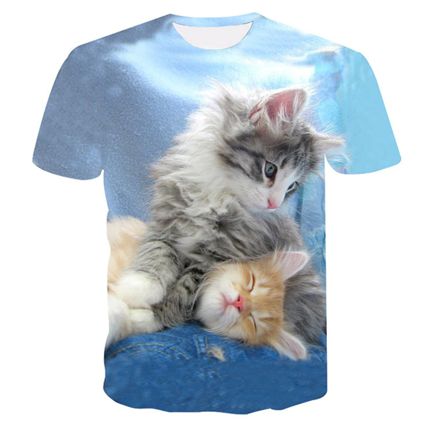 Fashion Women's 3D Cat Print Tshirt