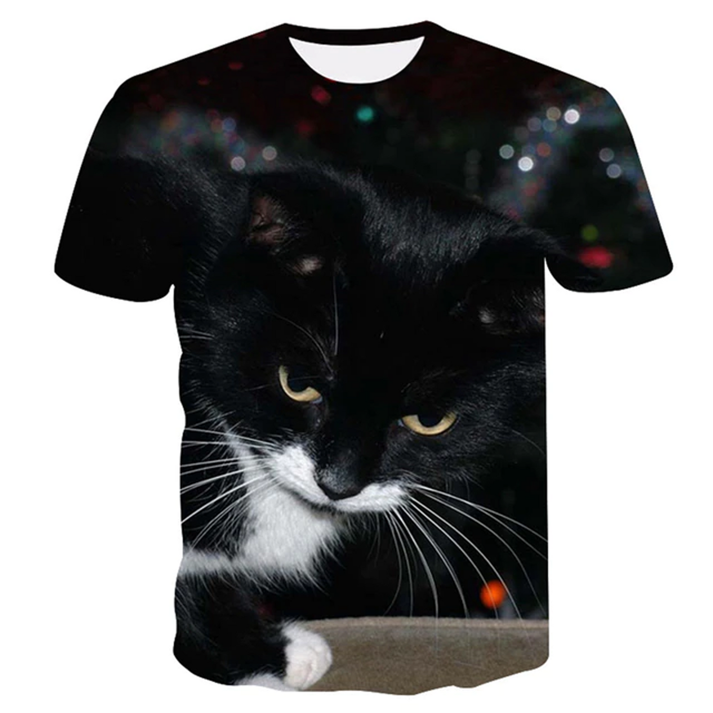 Fashion Women's 3D Cat Print Tshirt