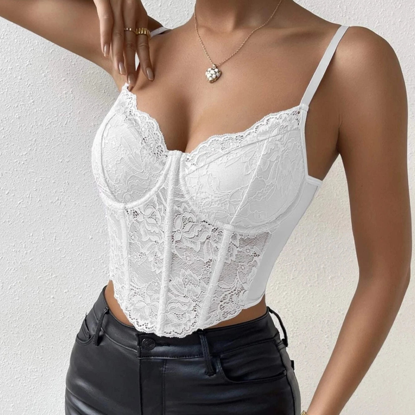 Sexy Lace Strap Camisole Top