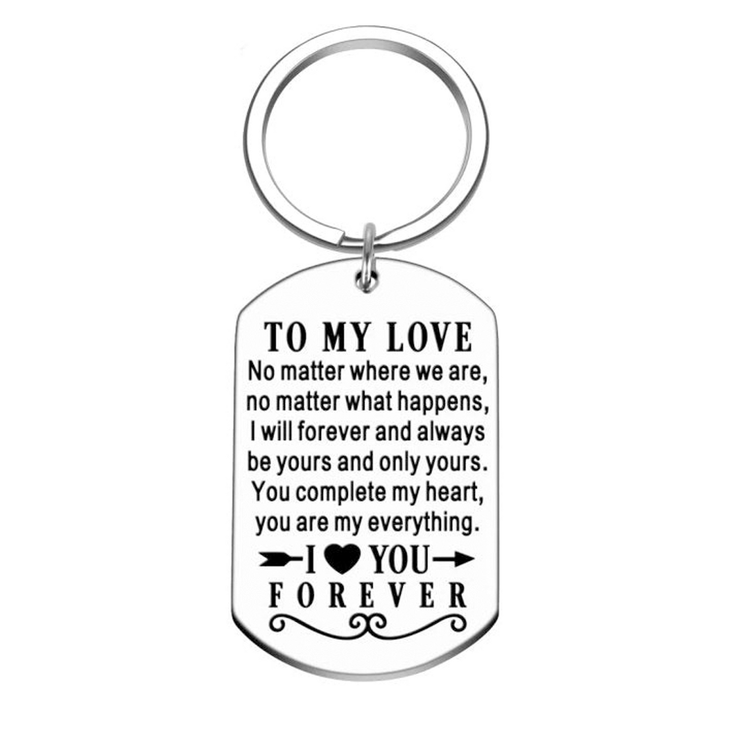 Valentines Day Keychain Gift For Boyfriend/Husband