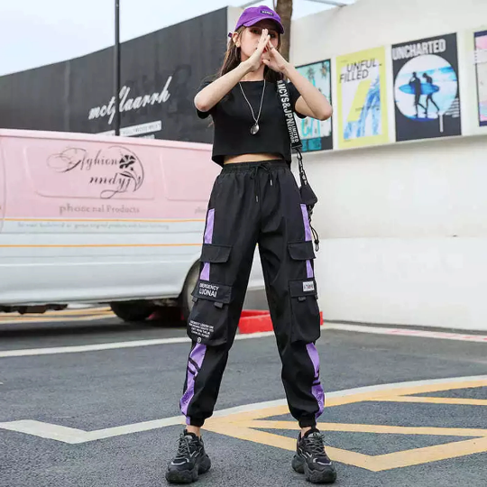 Women's Casual Hip-hop Streetwear Joggers Pants