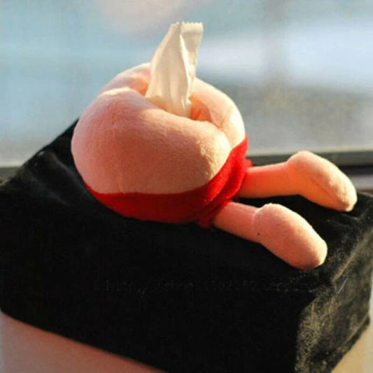 Funny Plush Toy Tissue Box Home Car Napkin Holder