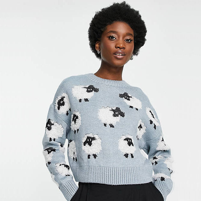 Sheep Pattern Classic Sweaters