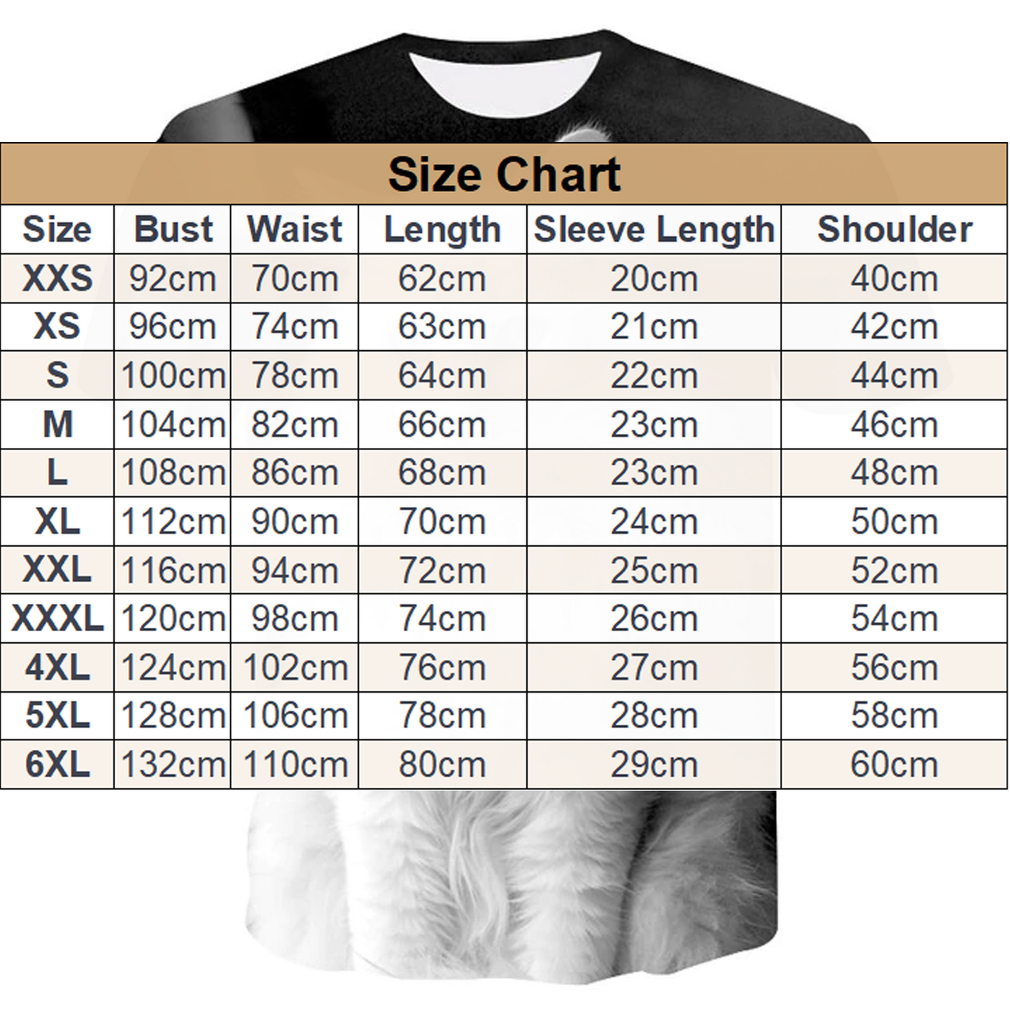 Fashion Women's 3D Cat Print Tshirt