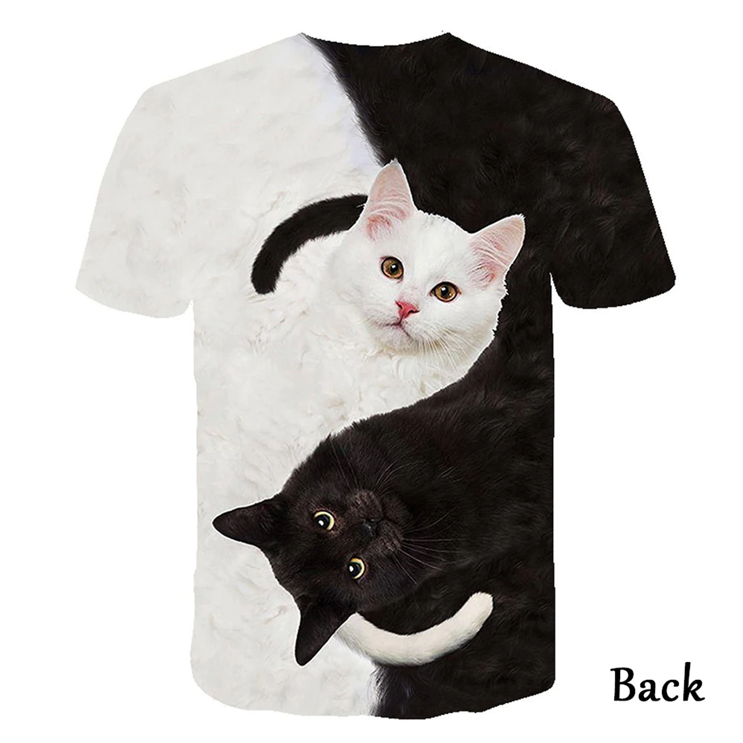 Fashion Women's 3D Cat Print Tshirt
