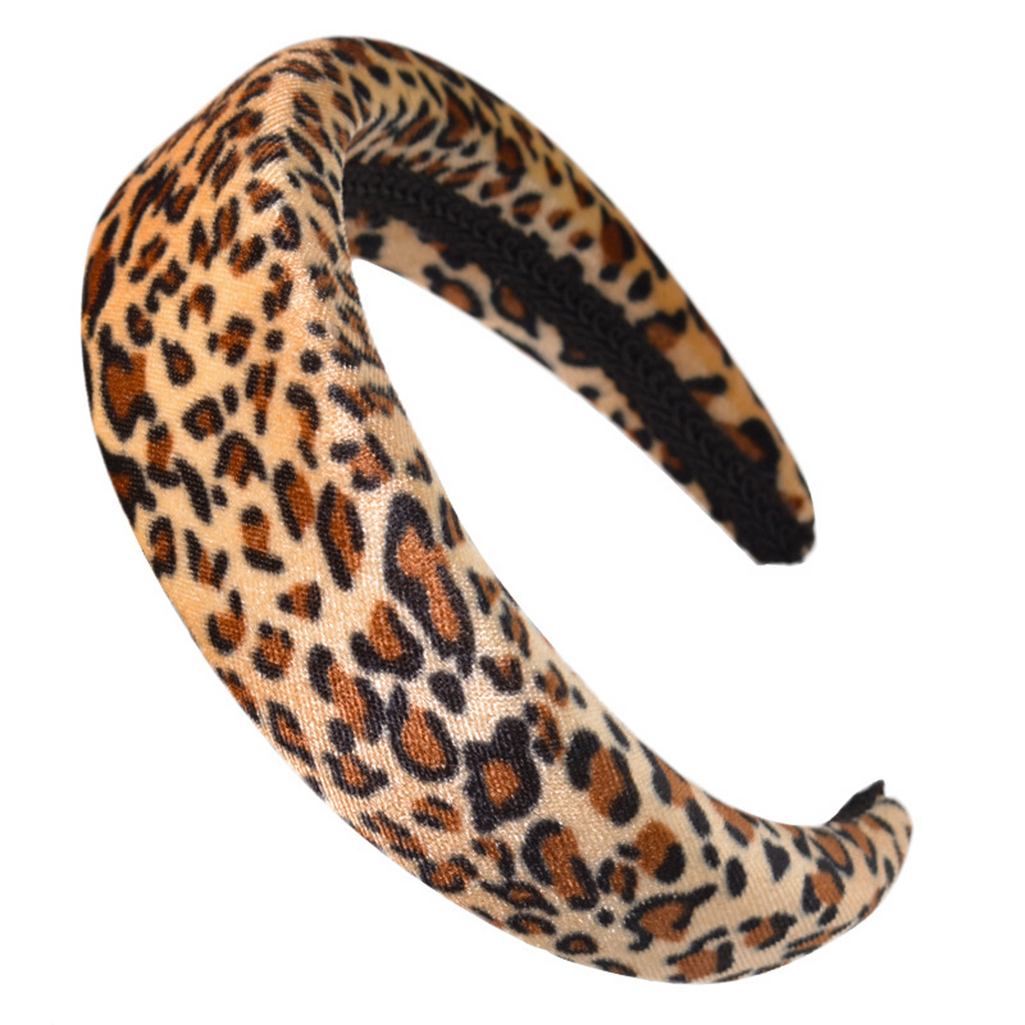 Velvet Sponge Leopard Headband