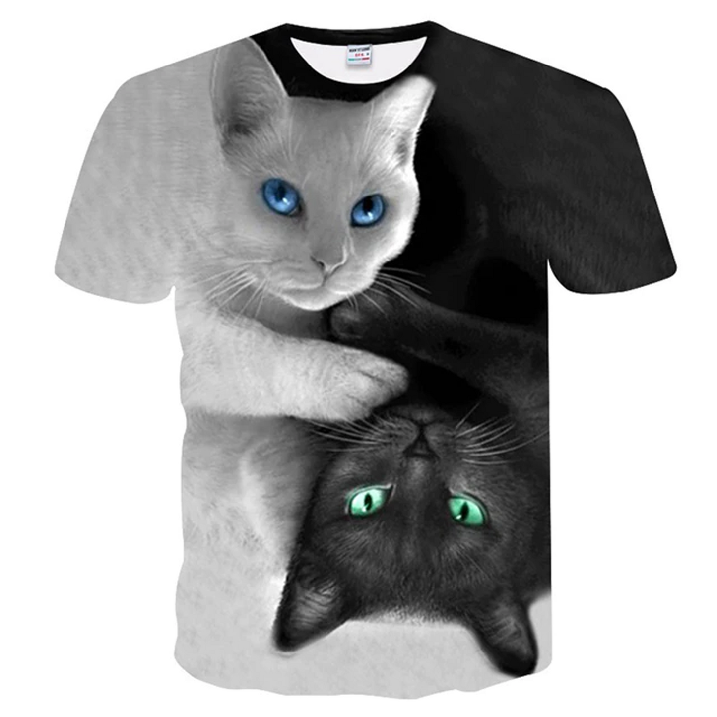 Fashion Women's 3D Cat Print Tshirt