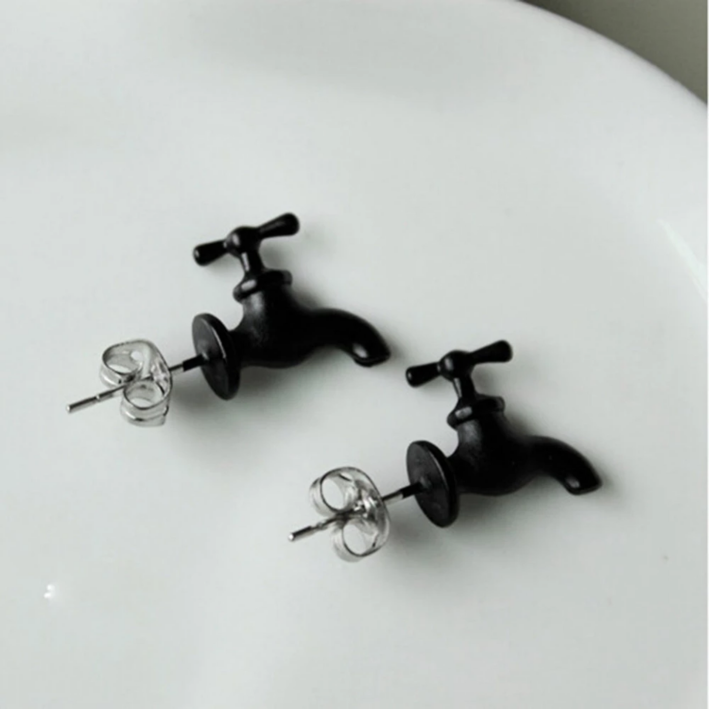 Water Faucet Earrings
