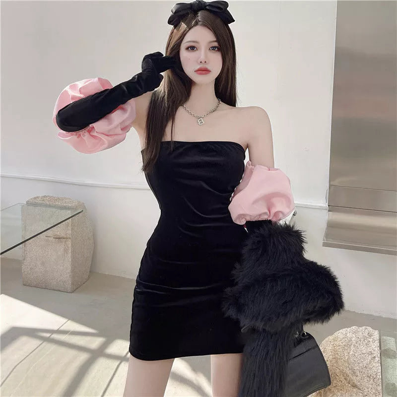 Elegant Off Shoulder Evening Dress