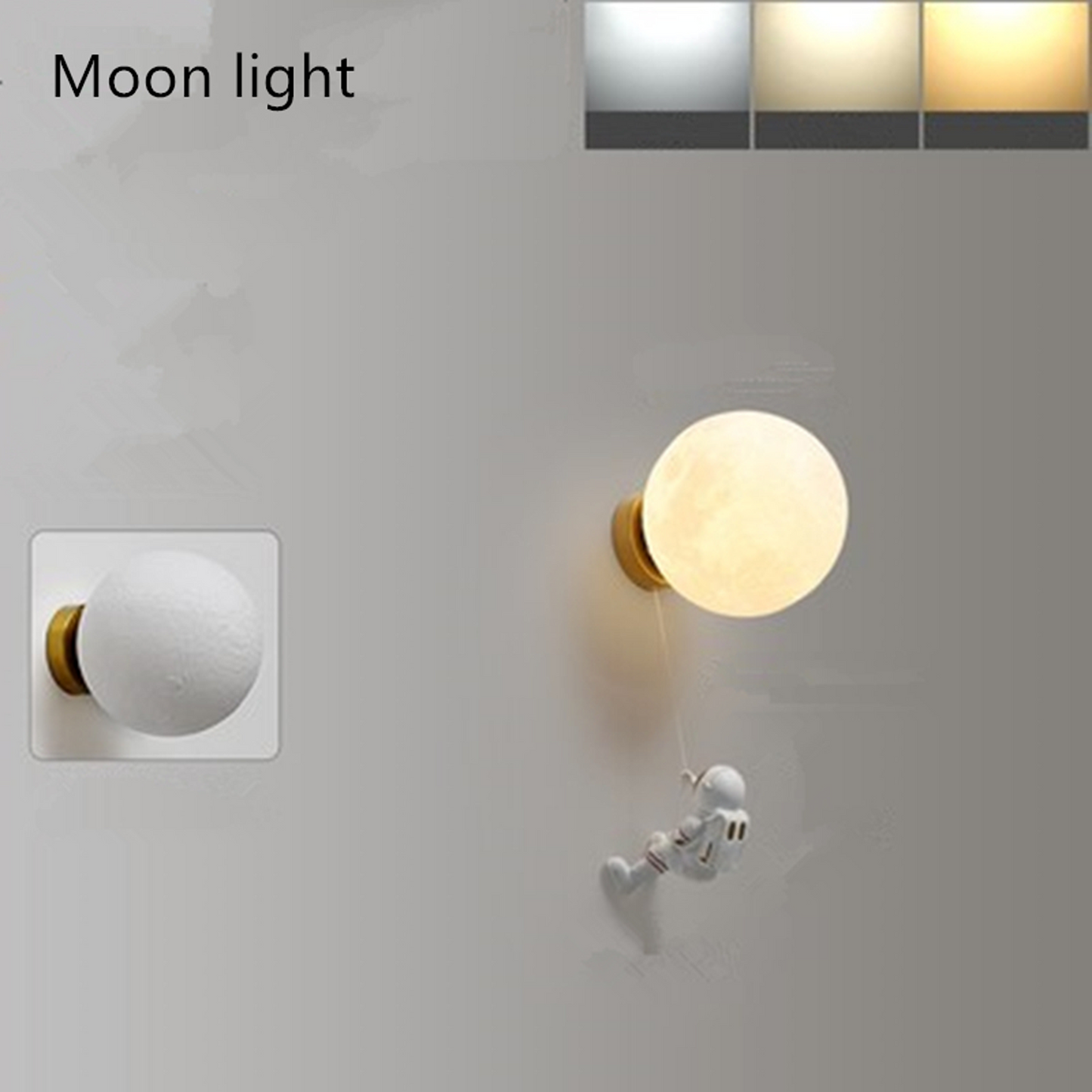 Bedroom Moon Wall Lamp