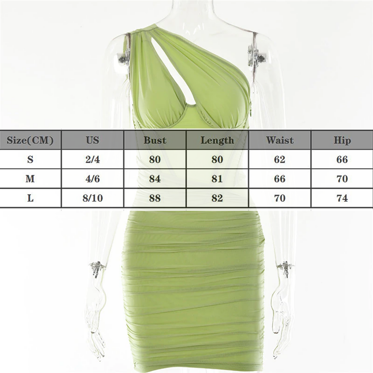 Double Layer Mesh Bodycon Mini Dress
