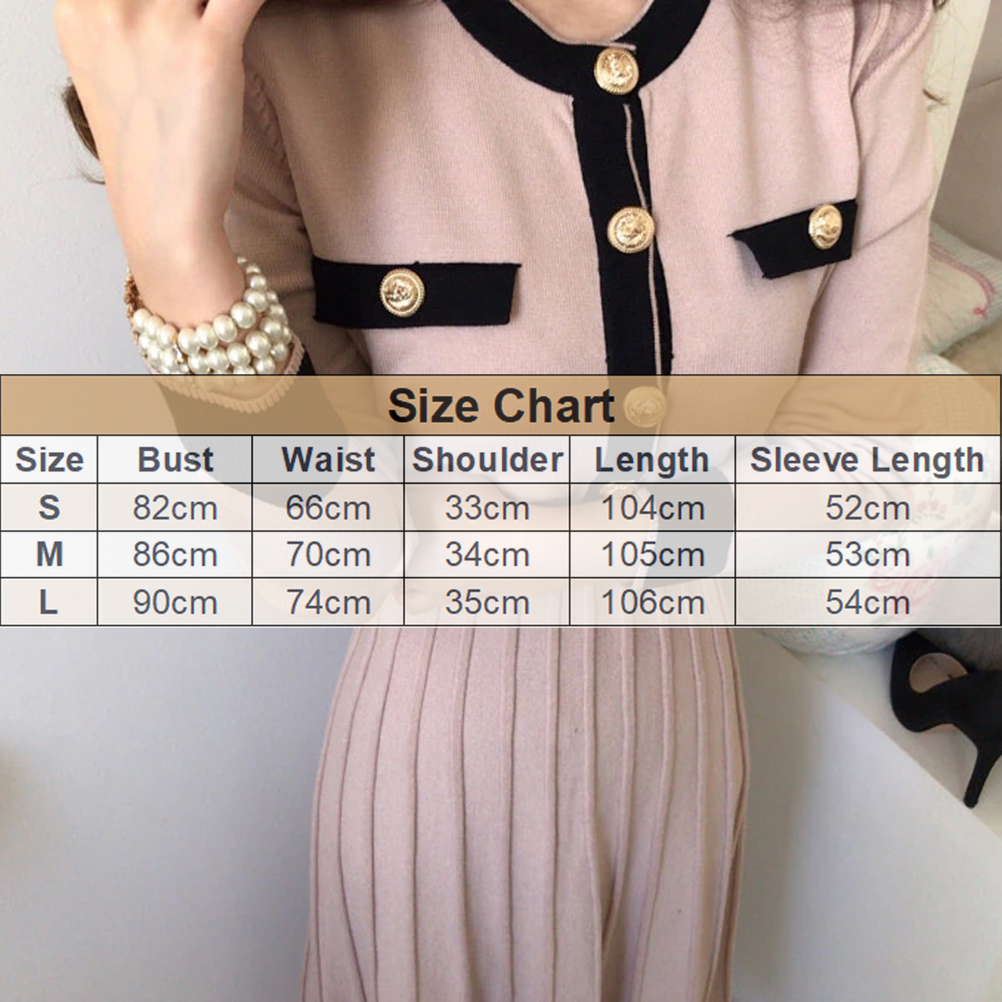 KPOP fashion Elegant Long Pleated Dress For Women