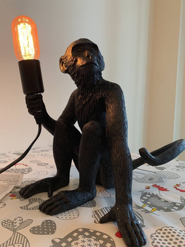 Monkey Lamp - Hanging Luminaire Home Decor