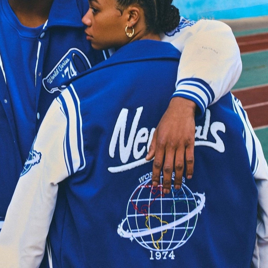 Embroidered Letters Baseball Jackets