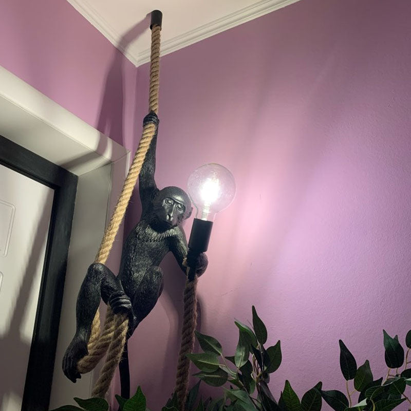 Monkey Lamp - Hanging Luminaire Home Decor
