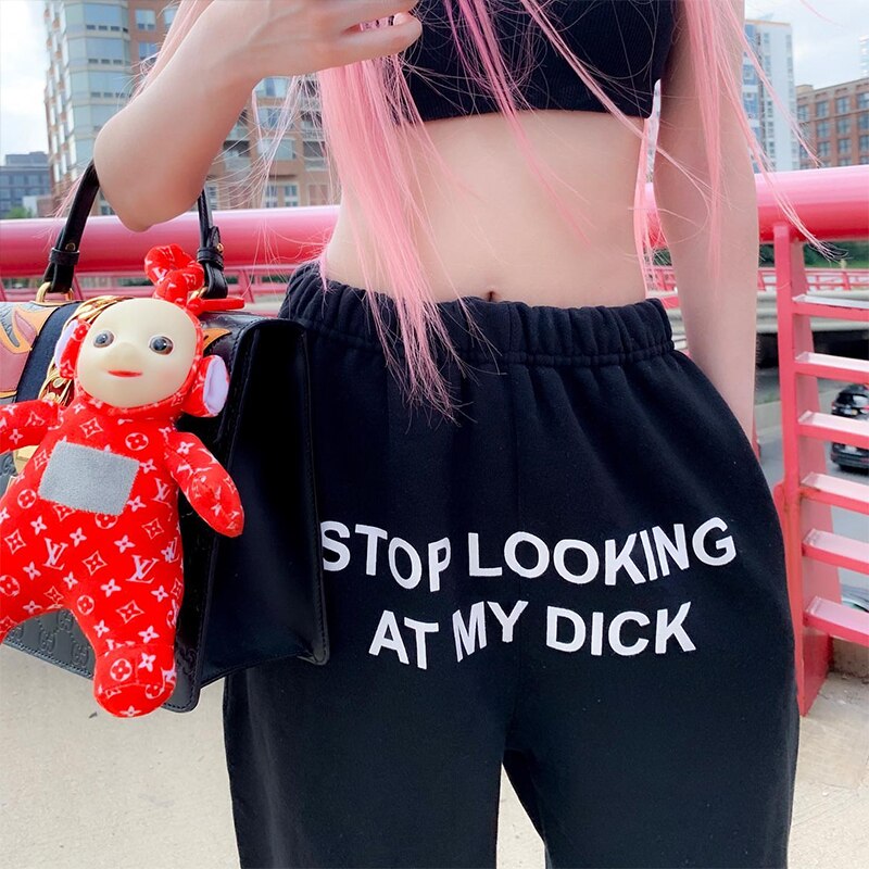 Printed Letters Hip Hop Sweatpants