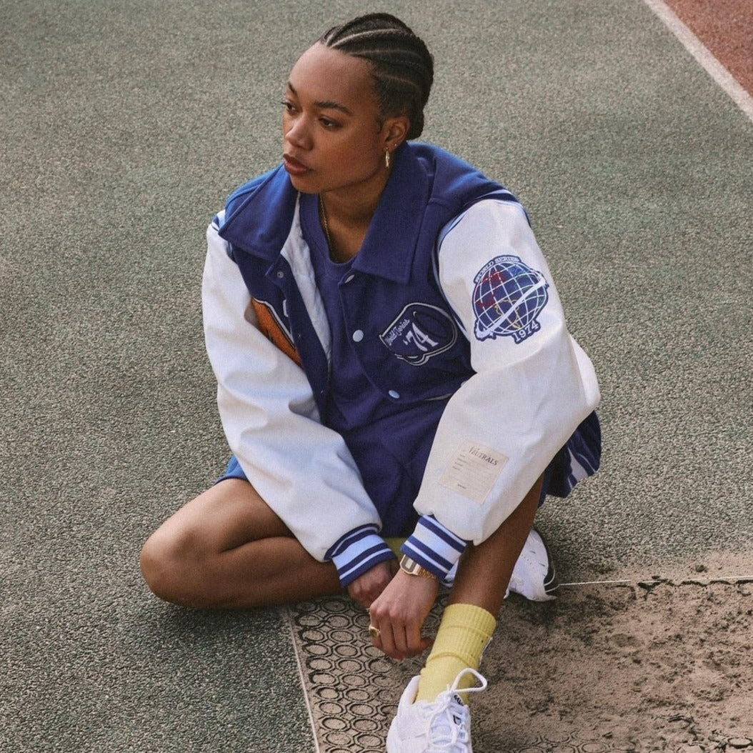 Embroidered Letters Baseball Jackets