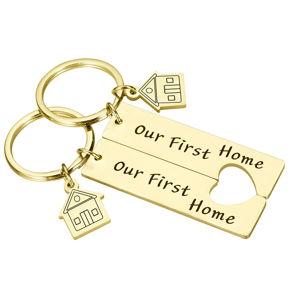 Family Keychain Our First Home