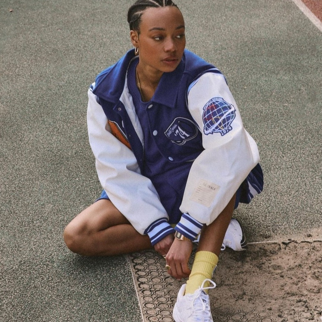 Embroidered Letters Baseball Jackets