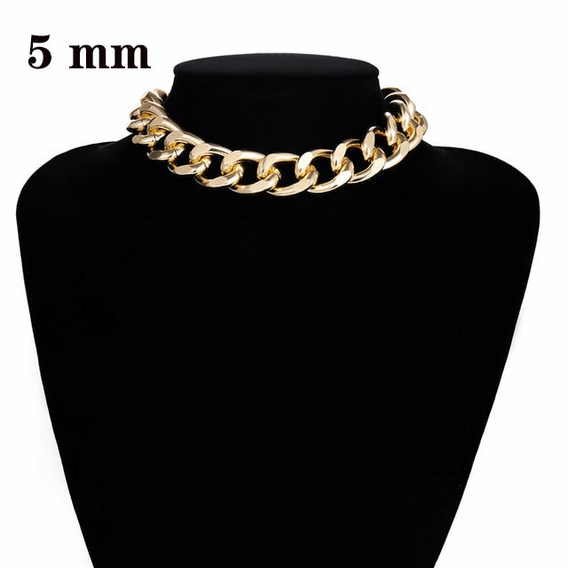 Huge Chains Statement Collar Necklace
