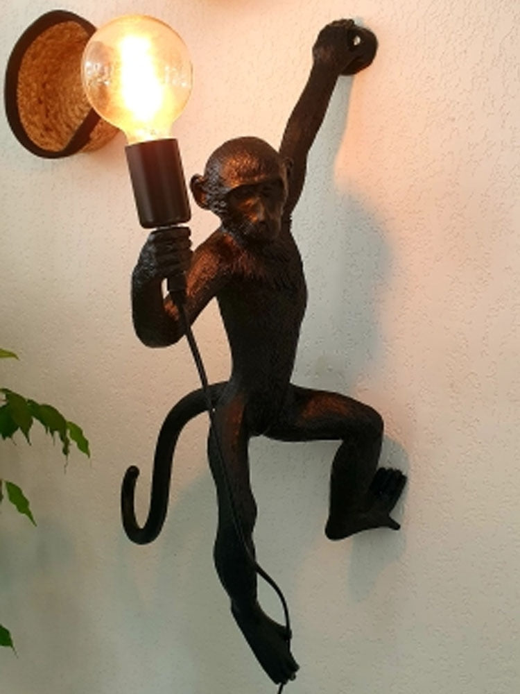 Monkey Lamp - Hanging Luminaire Home Decor