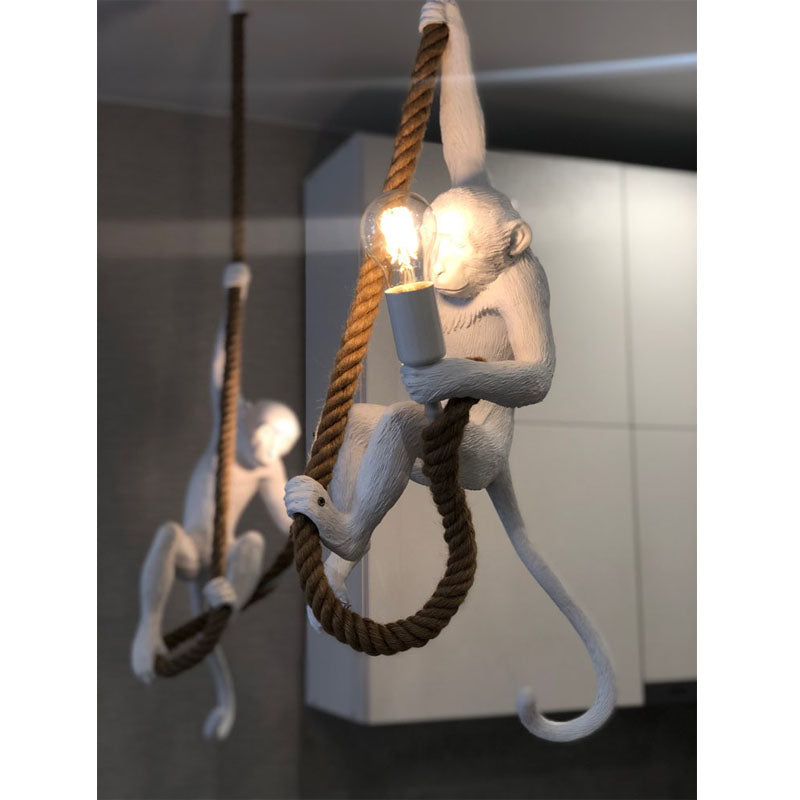 Monkey Lamp - Hanging Luminaire Home Decor