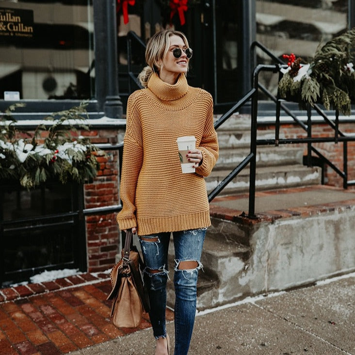 Warm Knitted Oversized Jumper